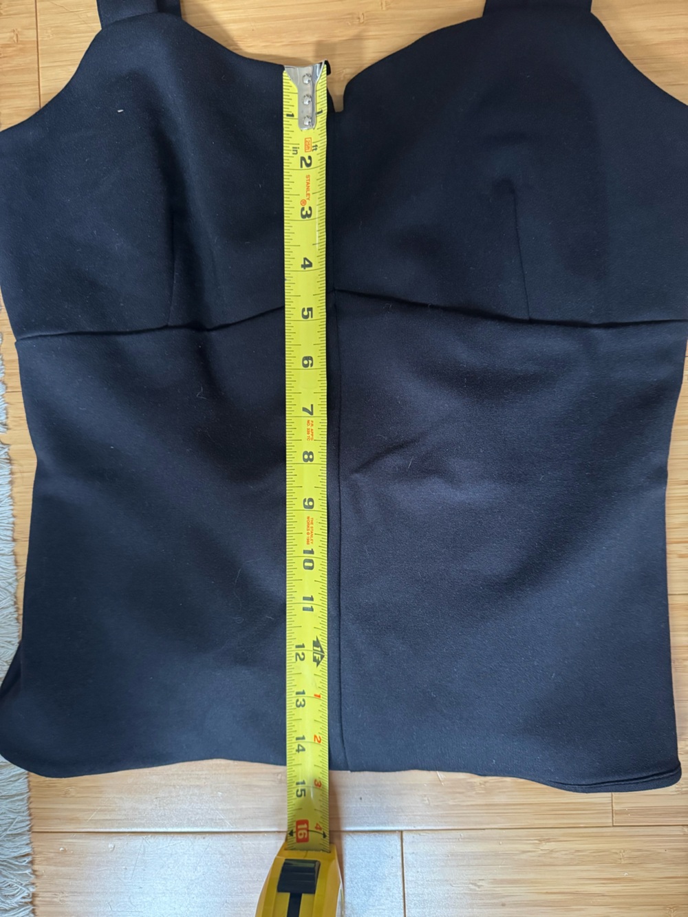 CAbi Under Over Tank Black Ponte Size Small - Picture 11 of 11